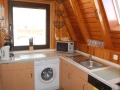 Küche mit Waschmaschine - Ferienhaus Ferienzeit - Ferienhäuser in Ahrenshoop